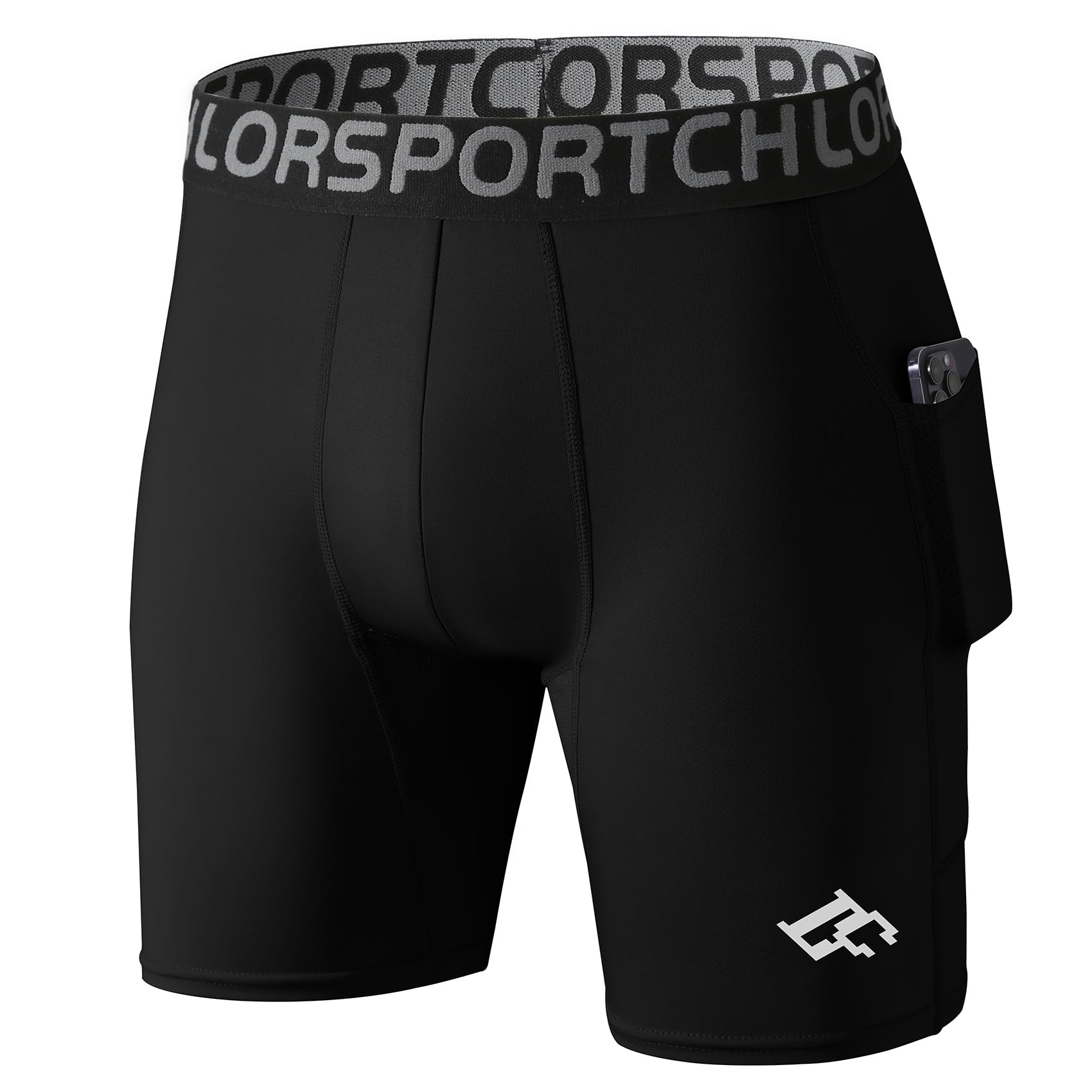 Men's Compression Shorts Sports Running Pants Underwear Gym Athletic Training wi
