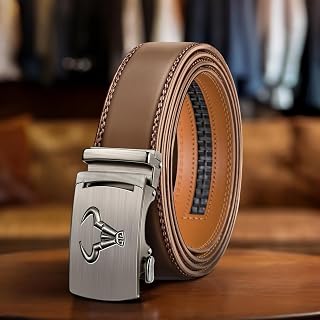 Men's Belt,Brand Ratchet Belt For Gift Men Dress,Size Customized