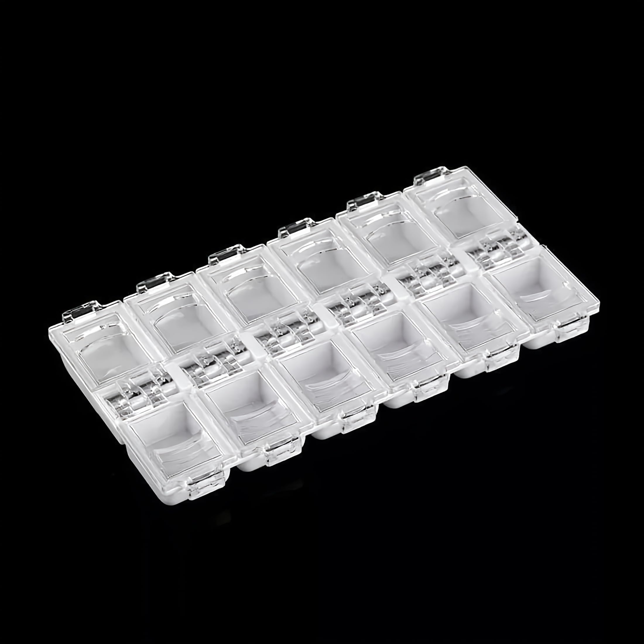 1 x nail decoration storage box, can store false nails and nail accessories, sui