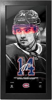 Montreal Canadiens Art | Nick Suzuki Neon Frame 6" x 12"