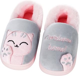 Sisttke Children's Winter Slippers House Slippers for Women and Men