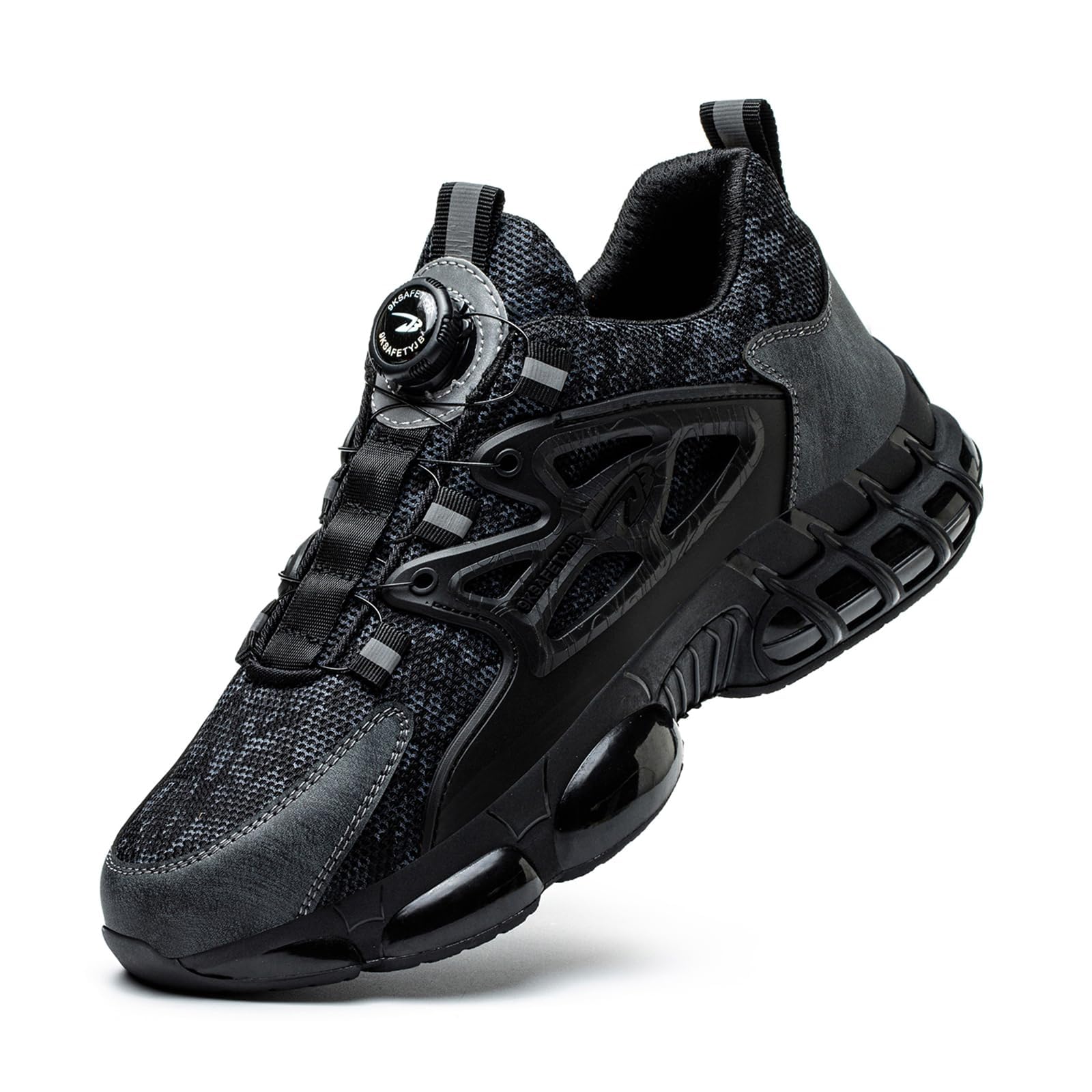 Safety Shoes Men Women Lightweight Breathable Work Non-Slip Work Sneakers with S