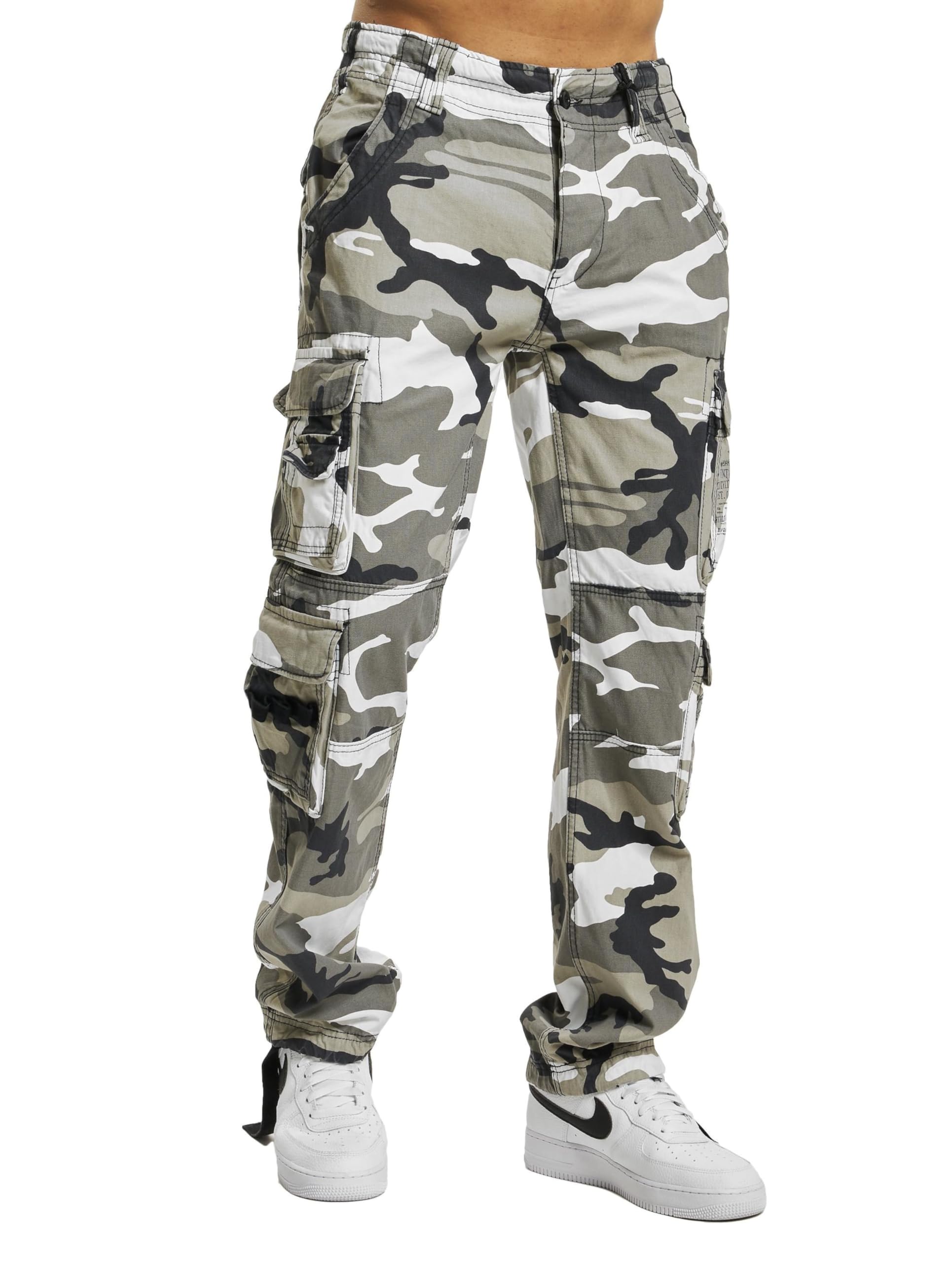 Brandit Men's Pure Slim Fit Trousers Woodland