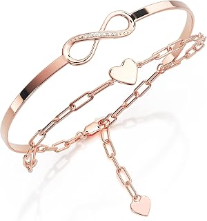 Amoonìc Damen Infinity Armband Only You aus Silber 925 oder vergoldet