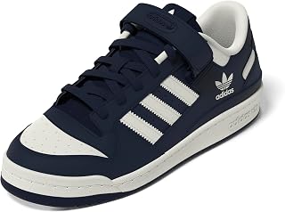 adidas Men's Forum Low Sneaker, Night Indigo/Cloud White/Crew Yellow, 7.5