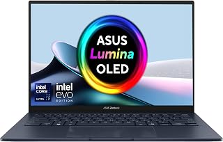 ASUS Zenbook 14 OLED UX3405CA Laptop | 14.0" WUXGA (1920x1200) OLED Touchscreen | Intel Core Ultra 7 255H | 16GB RAM | 1TB PCIe SSD | UK Backlit Keyboard | Windows 11