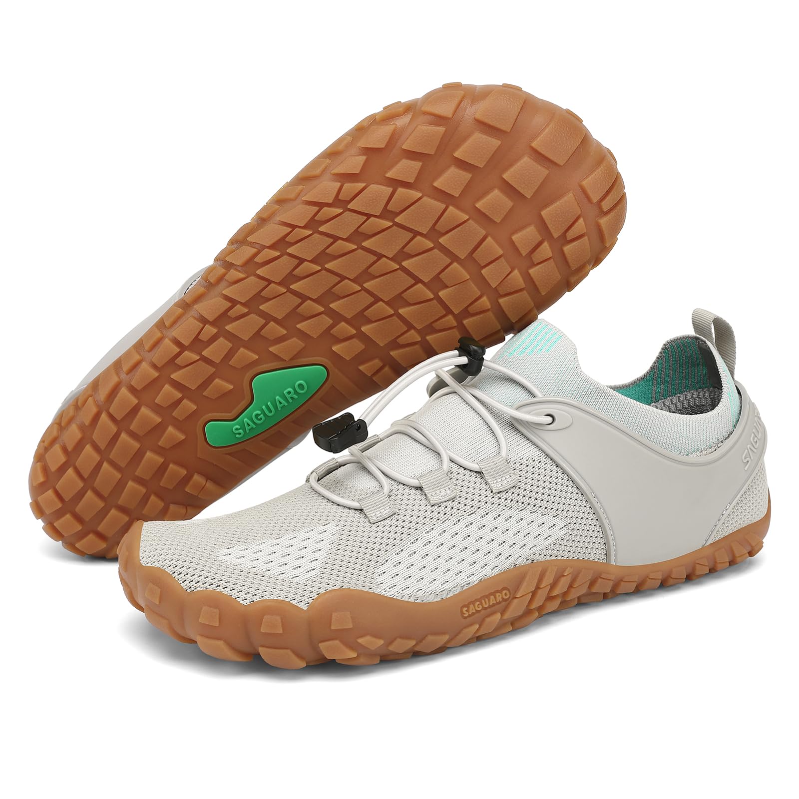 SAGUARO Knit Barefoot Shoes Non-Slip Barefoot Shoes Women Men with Zero-Drop Sol