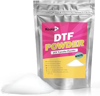 Koala DTF Powder 1000G/35.3 oz White DTF Transfer Powder | Hot Melt Adhesive for Sublimation for Digital Printing on All Fabrics and Any Color