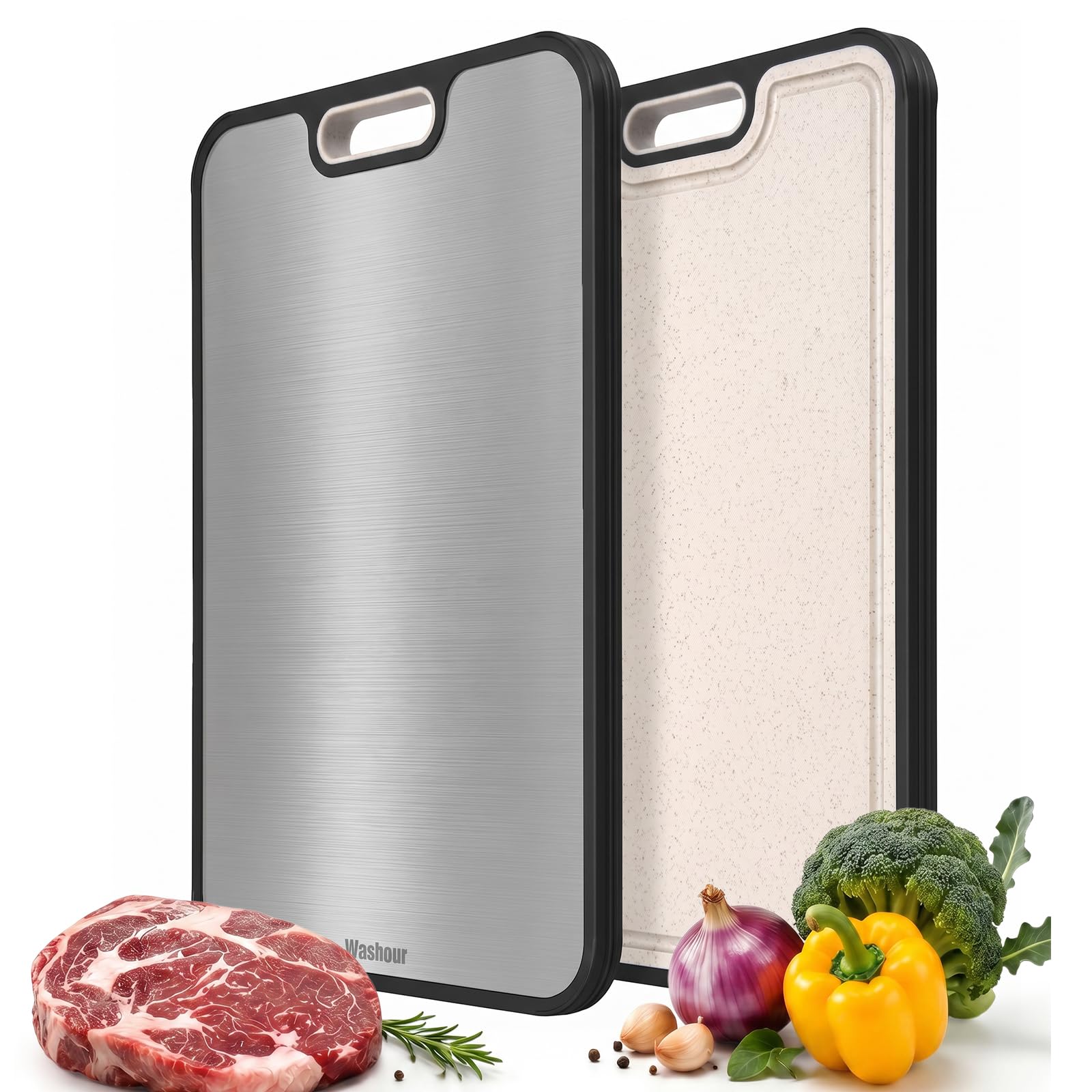 Non Toxic Titanium Cutting Board for Kitchen, Food Grade Titanium Cutting Boards