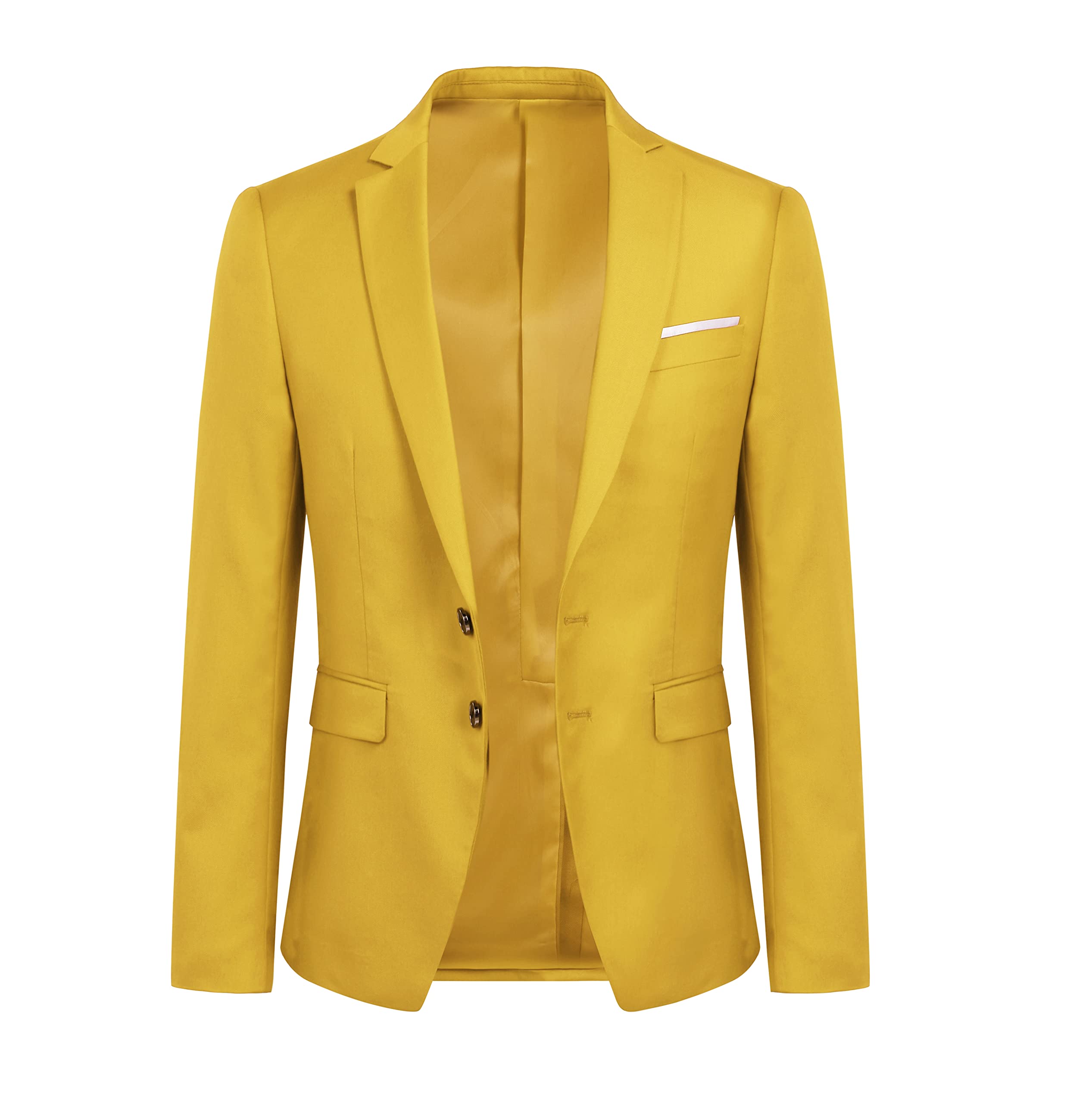 YOUTHUP Men's Blazers Slim Fit Elegant American Formal Suit Jacket for Men