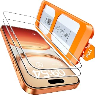 TOCOL for iPhone 16 Pro Screen Protector, Instant Installation