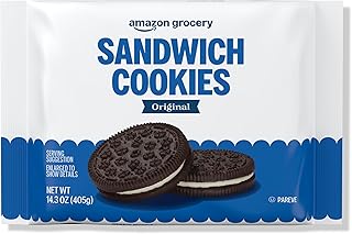Amazon Grocery, Original Sandwich Cookies, 14.3 Oz (Previously Happy Belly, Packaging May Vary)