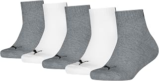 PUMA Plain Socks Unisex Kids (Pack of 5)