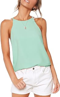 LouKeith Womens Tank Tops Casual Flowy Printed Vest Shirts Sleeveless Cotton Soft Summer Tees Blouses