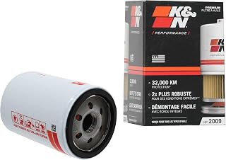 K&amp;N Oil Filter: 20,000 Mile Engine Protection with Wrench Off Nut, HP-2009 | Compatible with Select MAZDA/FORD/LINCOLN/DODGE Vehicle Models (See Product Description for Select Models)