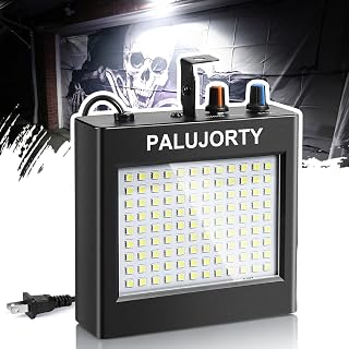 108 LED Strobe Light with Adjustable Speed, Sound-Active & Auto-Flash Modes | Elevate your home parties with our exclusive acrylic-covered 108 LED strobe light