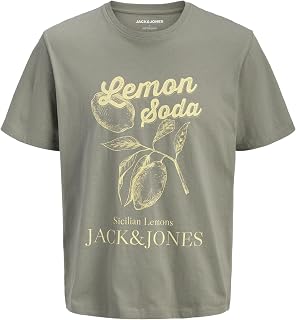 JACK & JONES Men's Jjlarri Tee SS Crew Neck