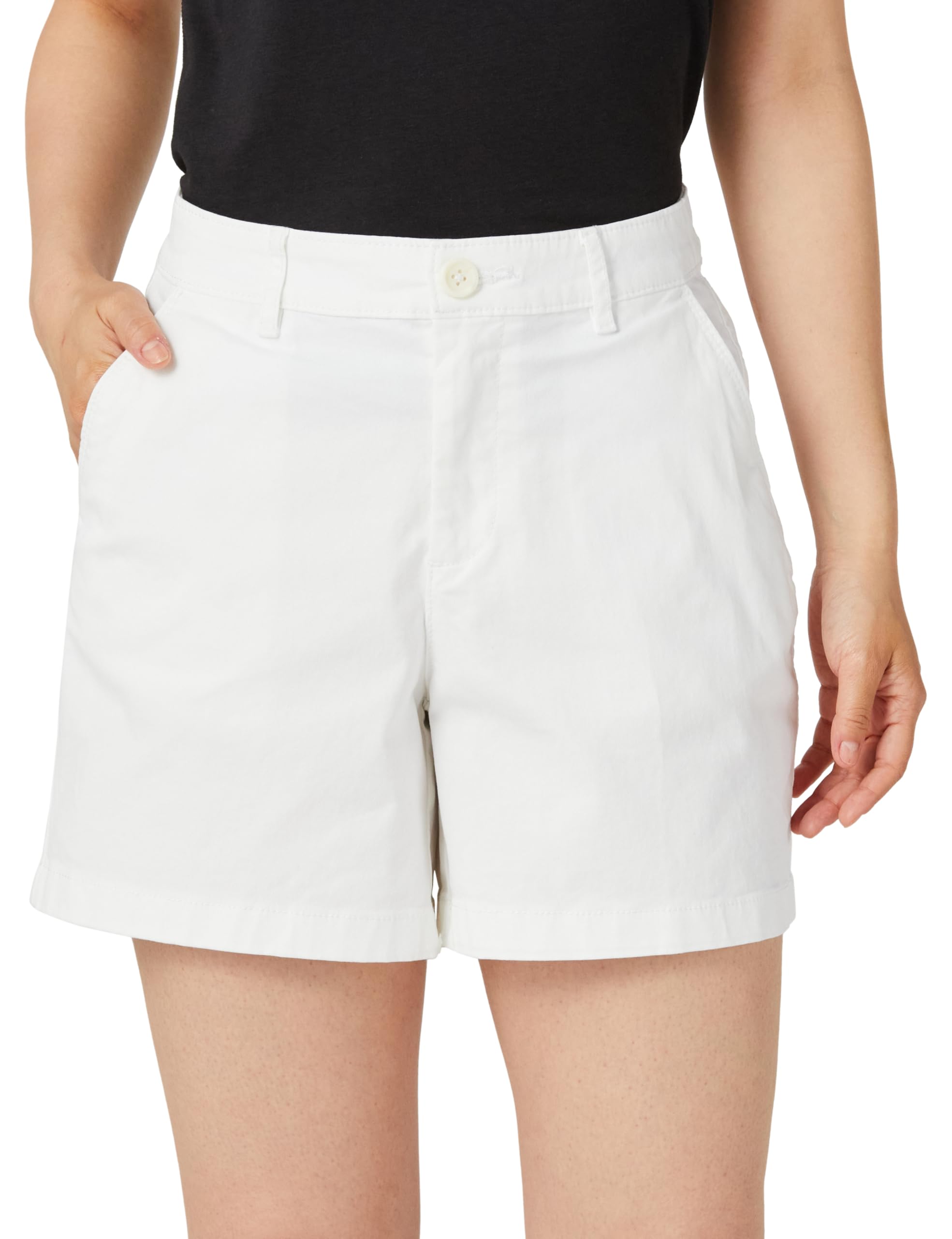 Amazon Essentials Women's Mid Rise Slim Fit Shorts