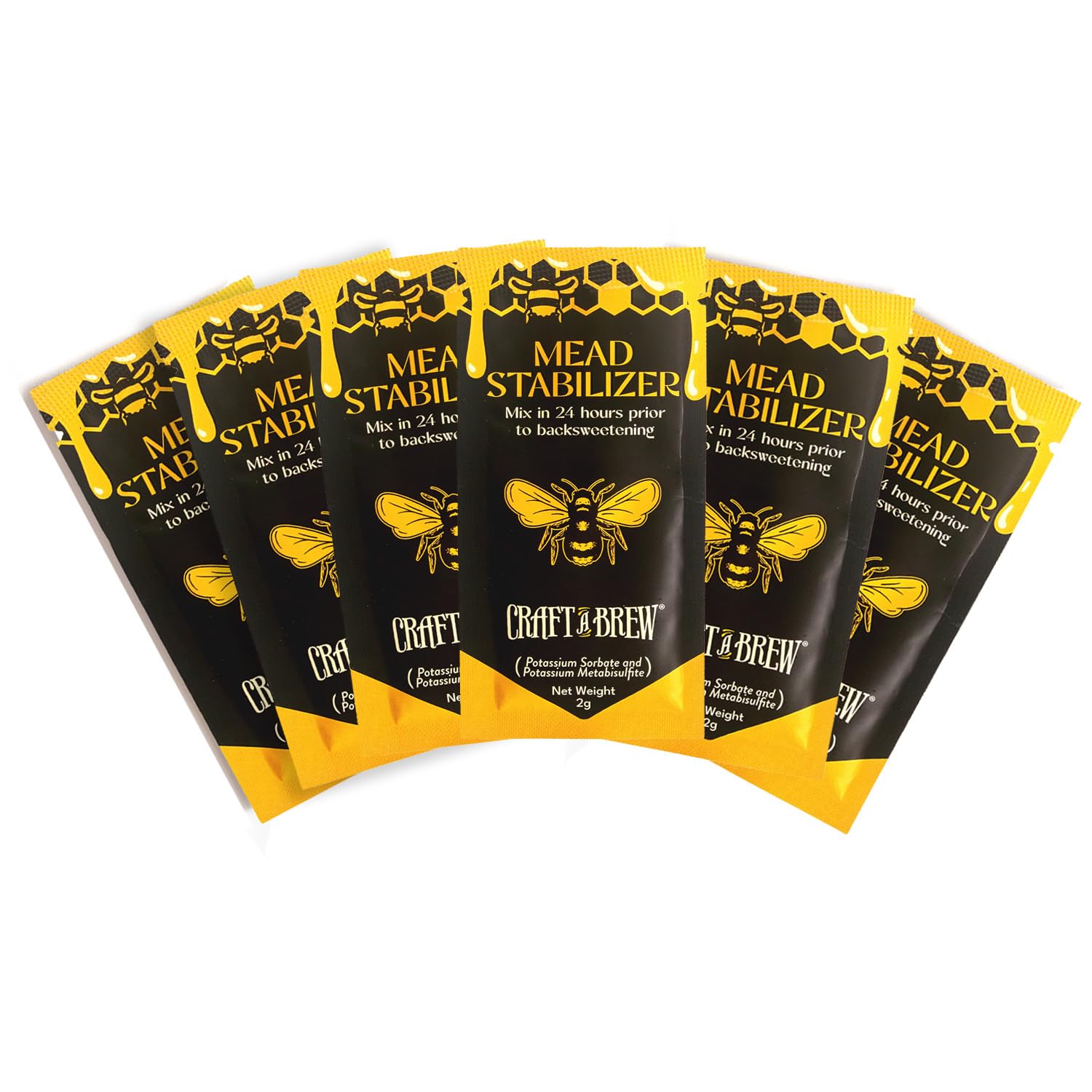 Craft A Brew - Mead Stabilizer - Potassium Sorbate & Potassium Metabisulfite - F