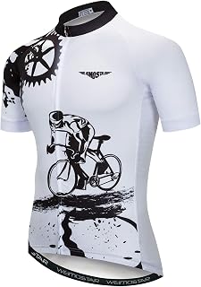 weimostar Cycling Jersey Mens Bike Jersey MTB Bicycle Summer Short Sleeve Cycling Shirt Tops