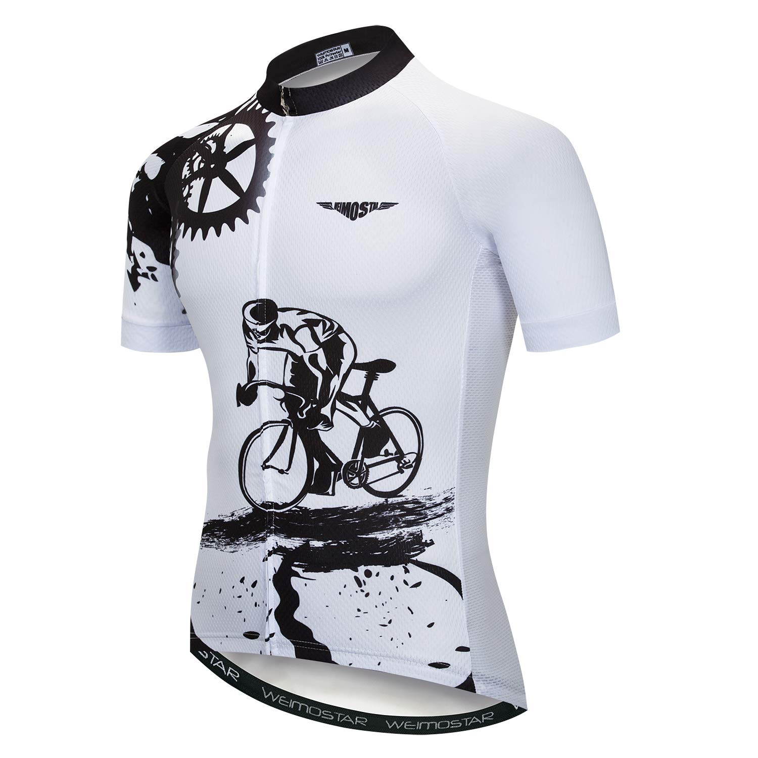 weimostar Cycling Jersey Mens Bike Jersey MTB Bicycle Summer Short Sleeve Cyclin