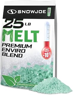 Snow Joe AZ-25-EB Melt-2-Go Nature + Pet Friendly CMA Blended Ice Melter, 25-lb Bag