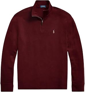 Polo Ralph Lauren Men's Estate Rib Quarter Zip Up Sweater (Pack of 1)