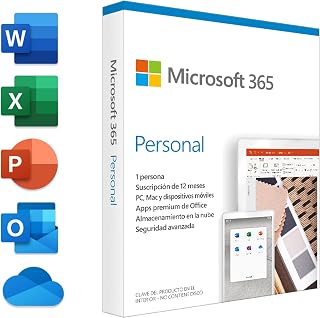 Microsoft 365 Personal | Annual Subscription | For 1 PC or Mac, 1 tablet including iPad, Android, or Windows, plus 1 phone