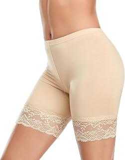 YARRCO Women's Underwear Short Underwear Lace High Waist Summer Underwear