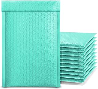 30PCS Self-Seal Bubble Mailers, Padded Envelopes, Poly Mailers, Padded Bubble Envelopes, Postal Wrap Envelope for Shipping, Mailing, Packaging, Blue (13 X 18CM)