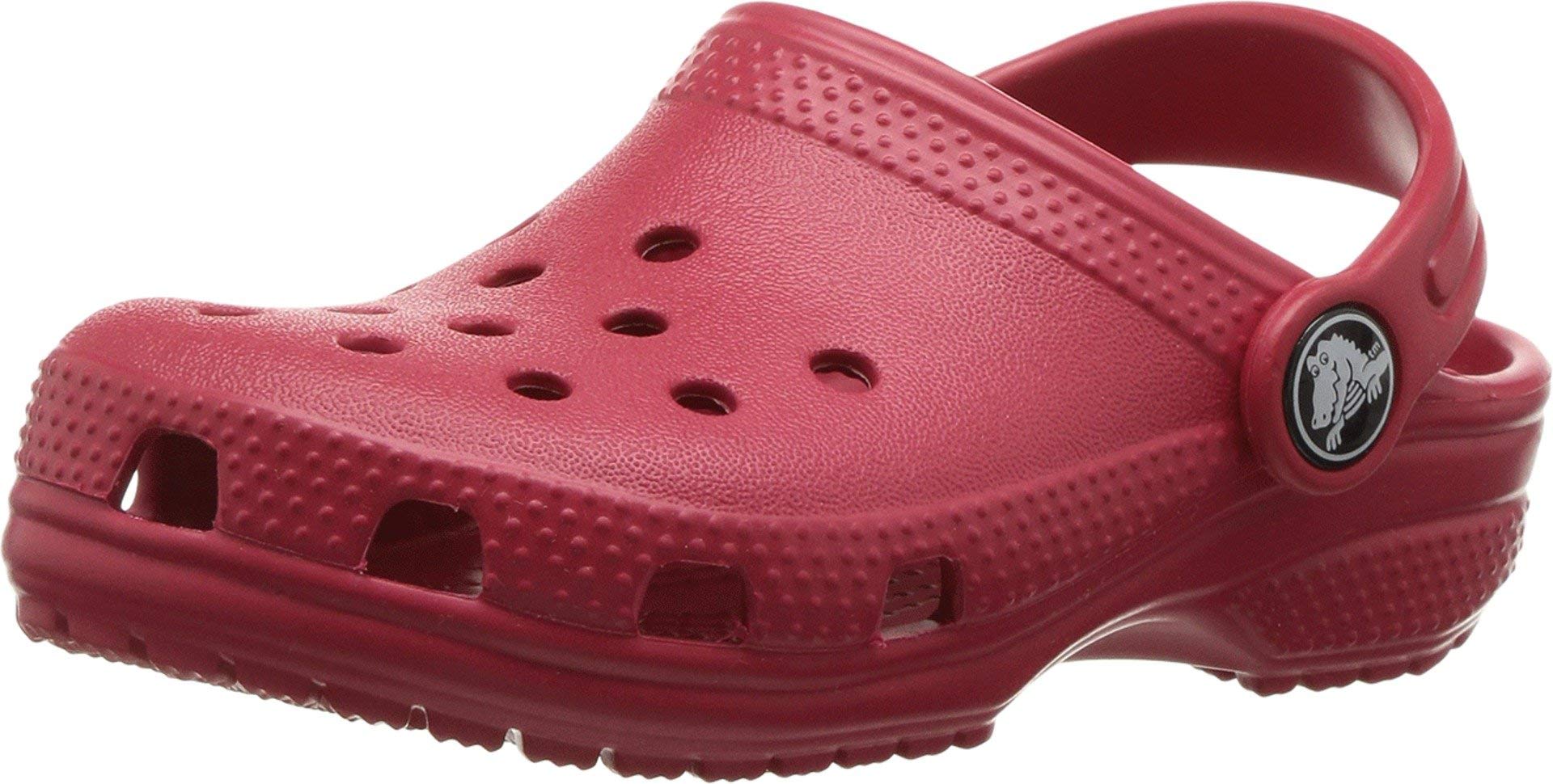 Crocs Kids' Classic LITTLES Clog, Fuchsia Pink, Size 19-20