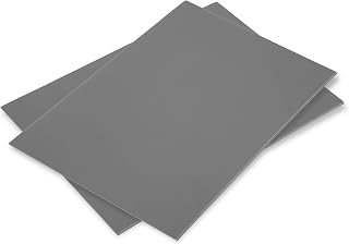 2 Pcs 8x10 Soft Linoleum Carving Block, Linocut Block for Printmaking, Gray | Engraving Art Project, Printmaking Artist Studio Supplies