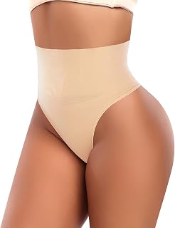 Werena Tummy Control Thong Shapewear for Women Seamless Shaping Novelty Thong Panties Body Shaper Underwear