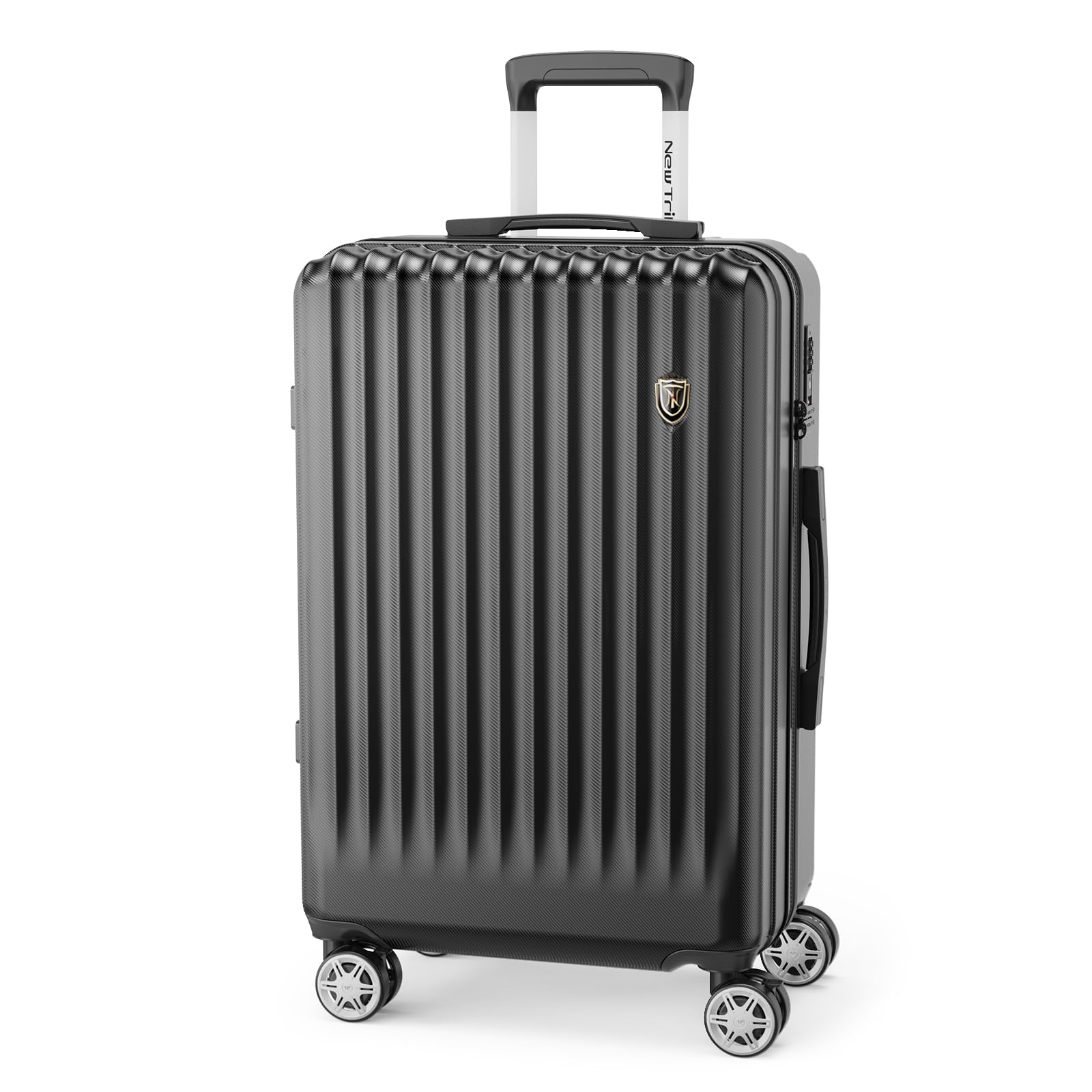 New Trip Suitcase with Stopper, Carry Case, Carrying Bag, Shockproof, Large, Lig