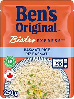 BEN'S ORIGINAL BISTRO EXPRESS Basmati Rice, Long Grain Rice Side Dish, 250g Pouch