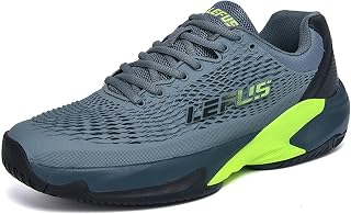 BLBK Men's Tennis Shoes, Badminton Shoes, Cushioned, Breathable Court Shoes, Squash Shoes