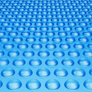 VEVOR Solar Pool Cover 40 x 20 ft, 16 Mil Rectangle Solar Blanket Blue | for Inground & Above Ground Pools, PE Bubble Design, Cut-to-Fit Pool Cover for Heat Retention & Water Evaporation Reduction