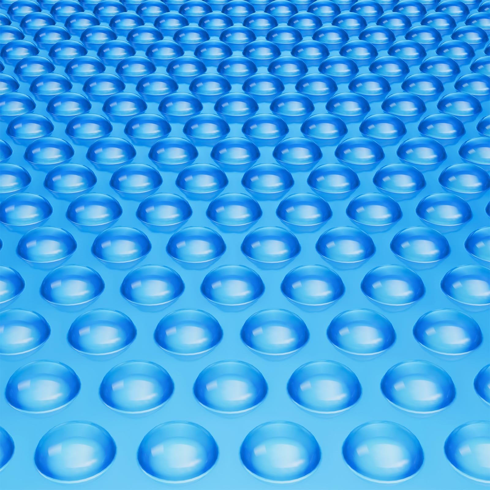 VEVOR Solar Pool Cover 40 x 20 ft, 16 Mil Rectangle Solar Blanket Blue | for Ing