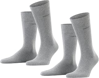 ESPRIT Men's Basic Plain Socks Cotton Breathable Pack of 2
