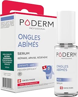 PODERM - CHILDREN & BABY FRAGILIZED NAIL CARE - Repairs, Restructures and Soothes - Healthy nails as adults - Children from 3 months - Recommended by podiatrists - Made in Switzerland