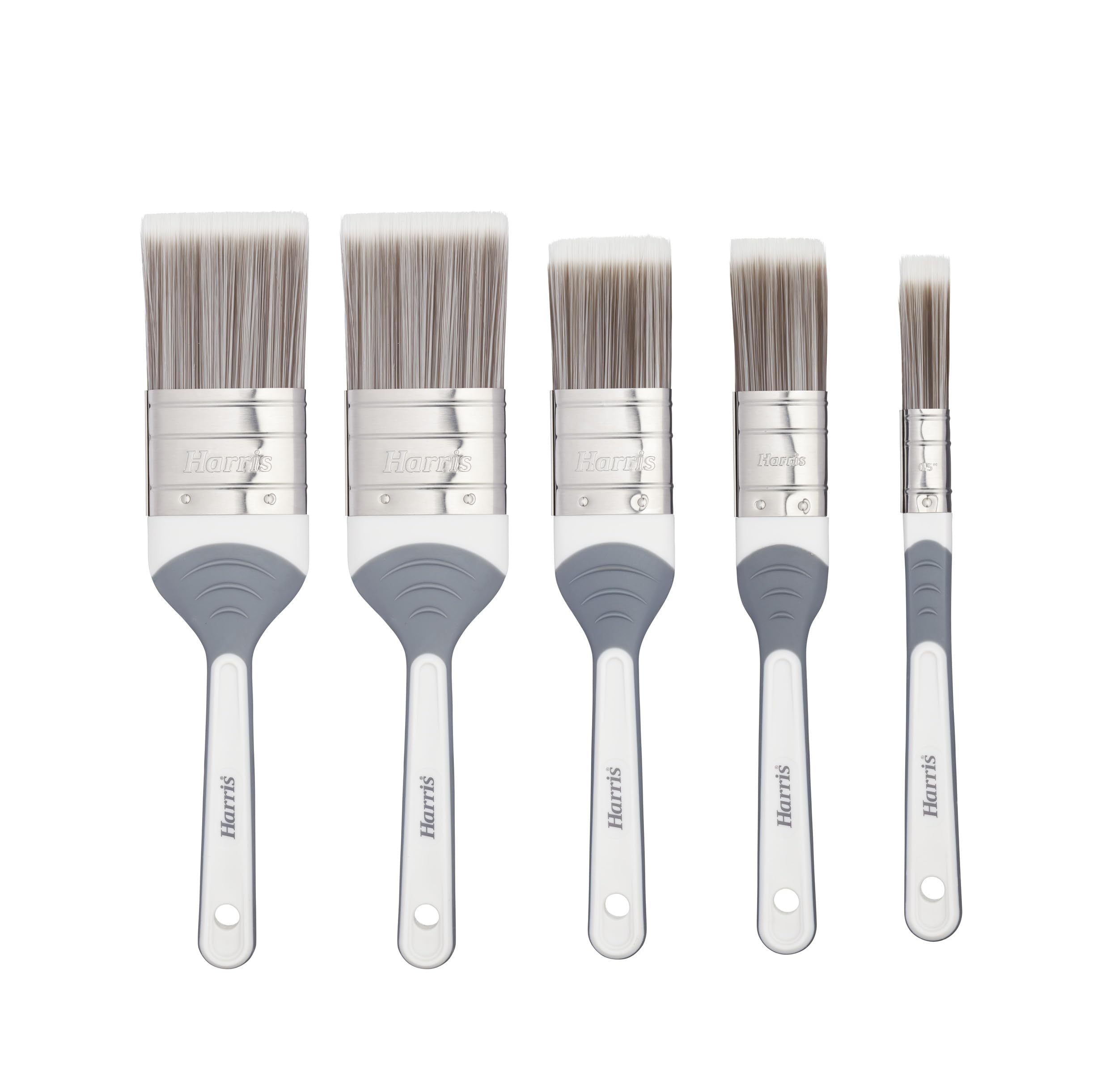 Harris Seriously Good Paintbrush Set, 5 Brush Pack, 1 x 0.5, 1 x 1, 1 x 1.5, 2 x