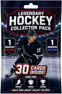 Hockey Card Goat Pack – 30 Cards Inside | 1 Guaranteed Goat Player | 1 Guaranteed Rookie for Collectors