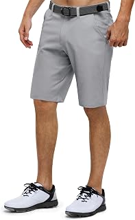 33,000ft Mens Golf Shorts Dry Fit 11 Inches Lightweight Quick Dry Stretch Casual Bermuda Shorts with Pockets for Golf Travel Wroking