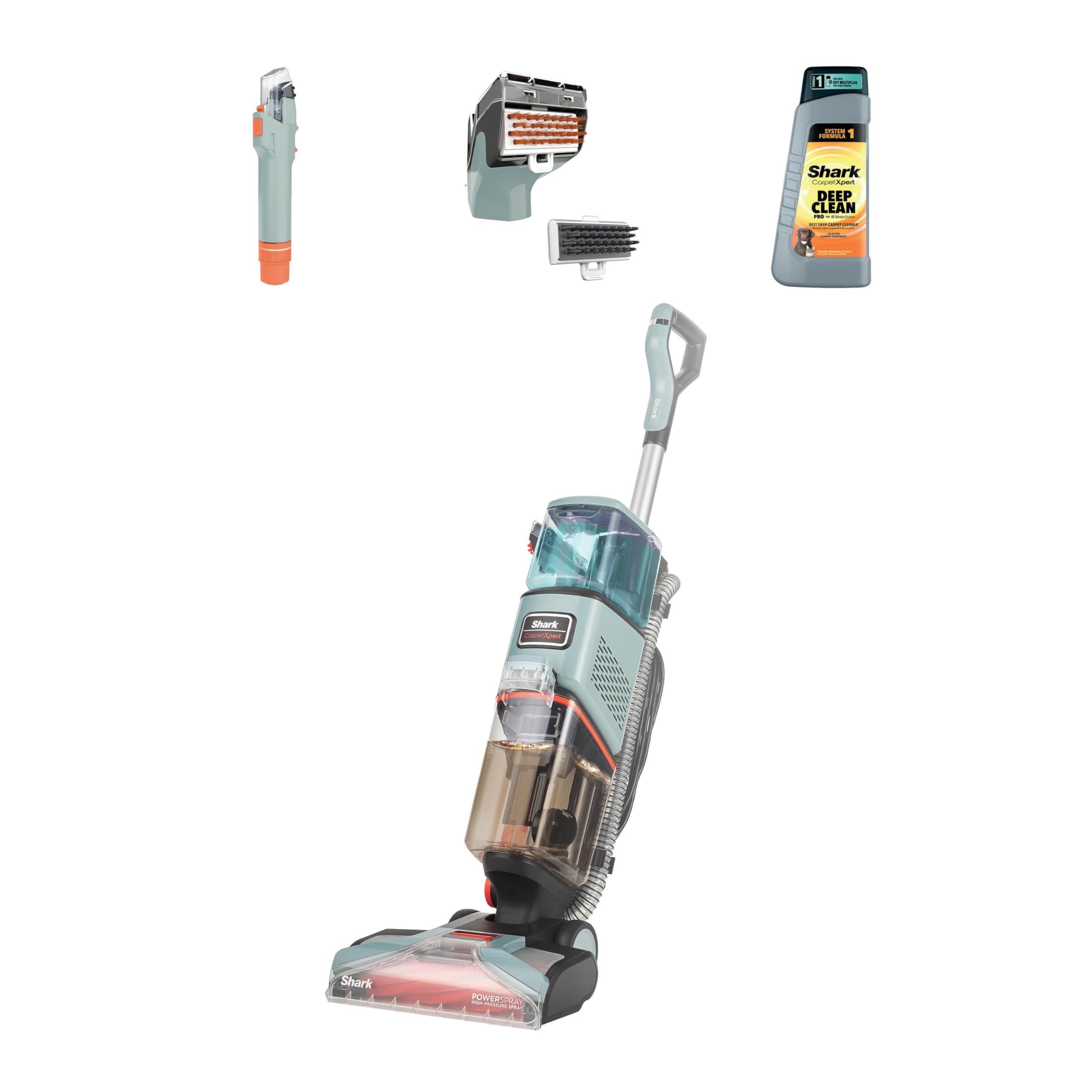 Shark CarpetXpert Deep Clean Carpet Cleaner, 2.3L. 960W, Grey, EX150UKCP | Built
