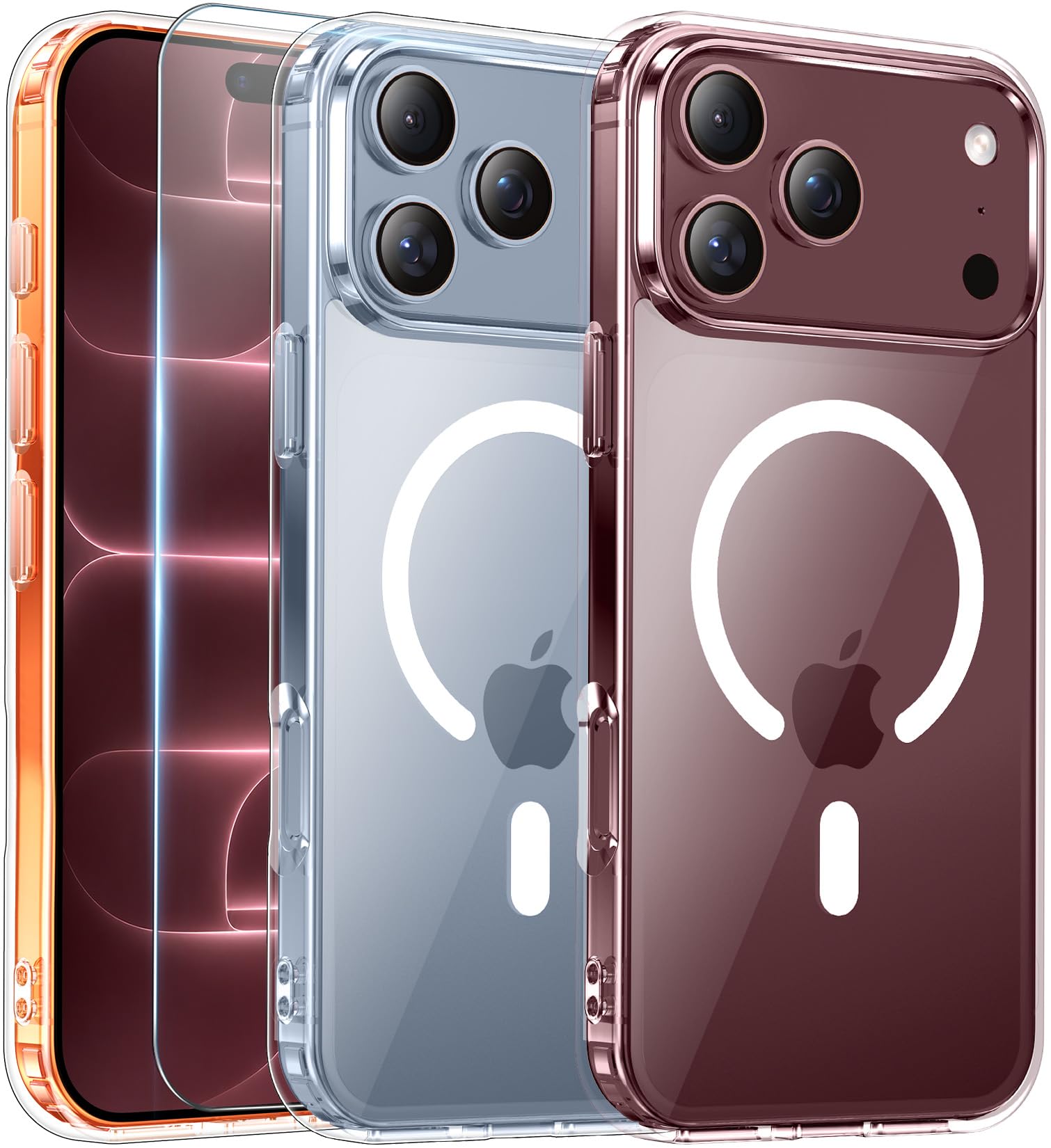 Temdan for iPhone 18 Pro Max Case/iPhone 17 Pro Max Case, Clear | Compatible wit