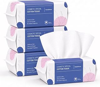 PoeticEHome Disposable Face Towel, Thick and Soft Cotton, Pack of 4