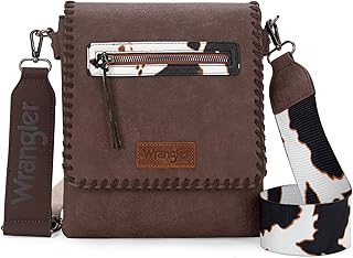 Wrangler Crossbody Bags for Women Vintage Hand Woven Shoulder Purse