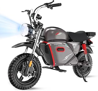 Flydone Y18 4000W Peak Electric Dirt Bike for Adults | 35MPH 60+ Miles Range, 48V 20Ah Off-Road Motorcycle, Built-in Ride Organizer, Comfort Seat & NFC Control