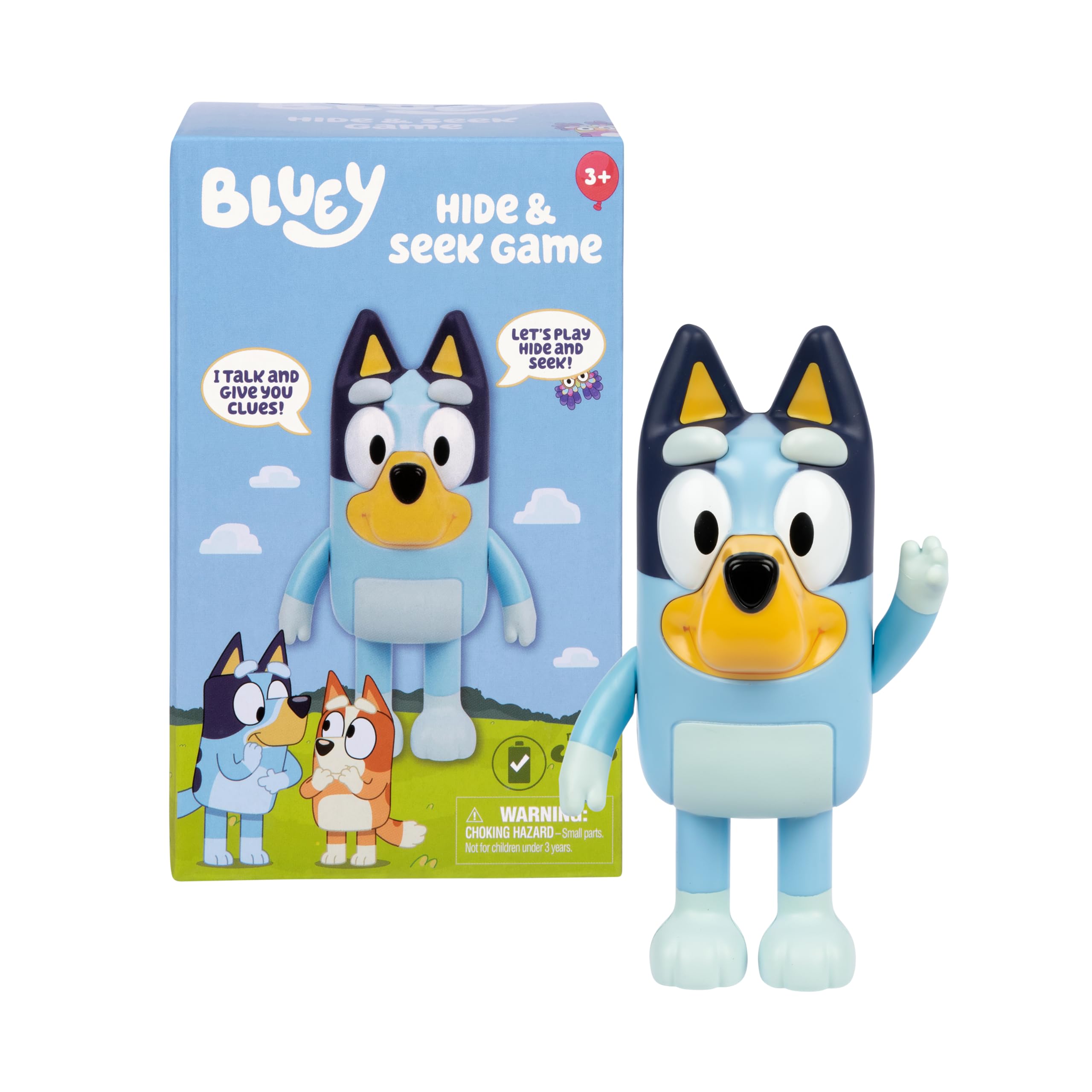 Bluey Game Hide and Seek Electronic Figure, Articulated, Musical Kids Figurines 