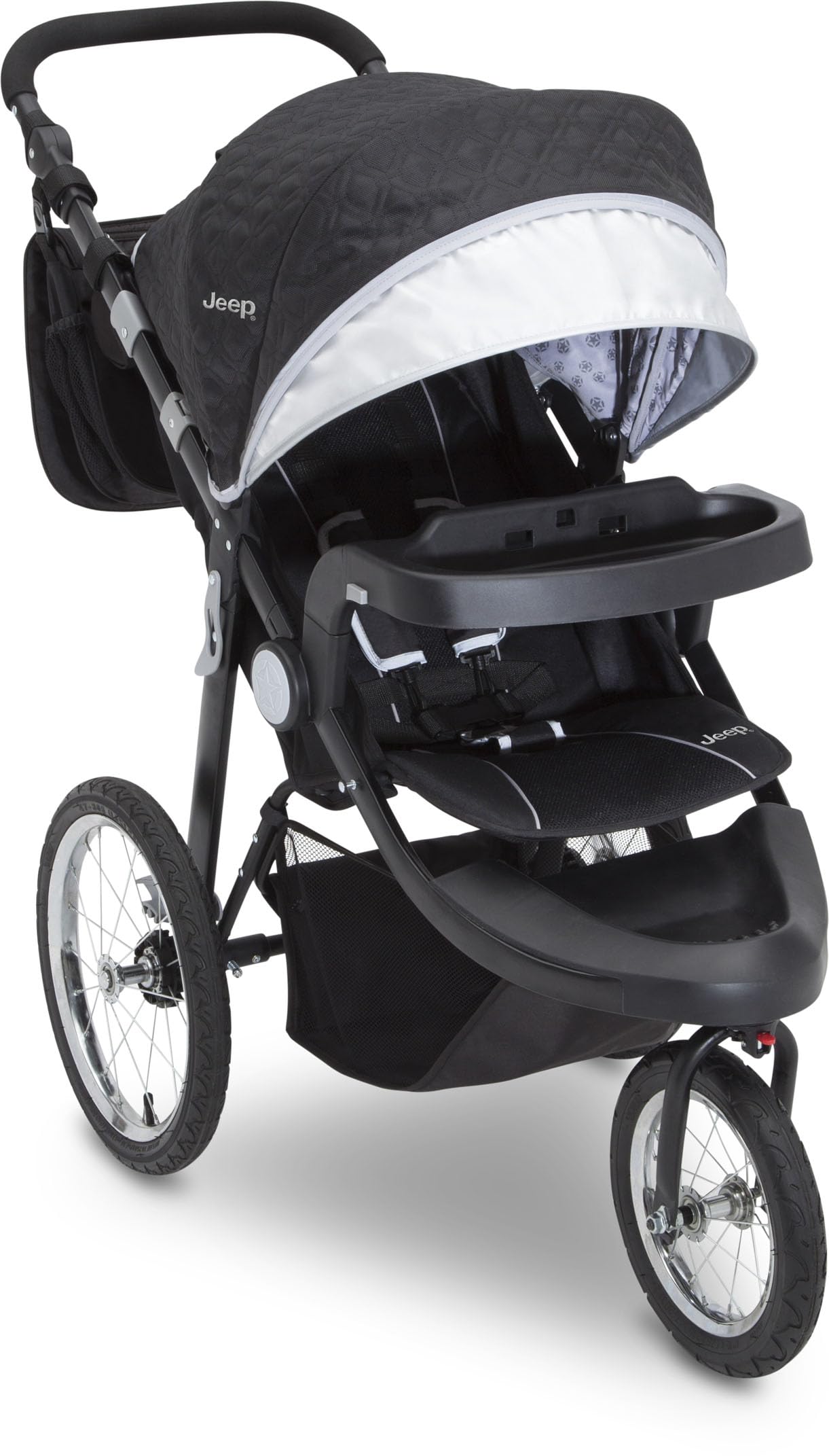 Jeep Cross-Country Sport Plus Jogging Stroller by Delta Children, Charcoal Galax